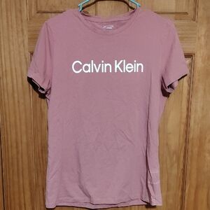 Calvin Klein Mauve Logo Tee